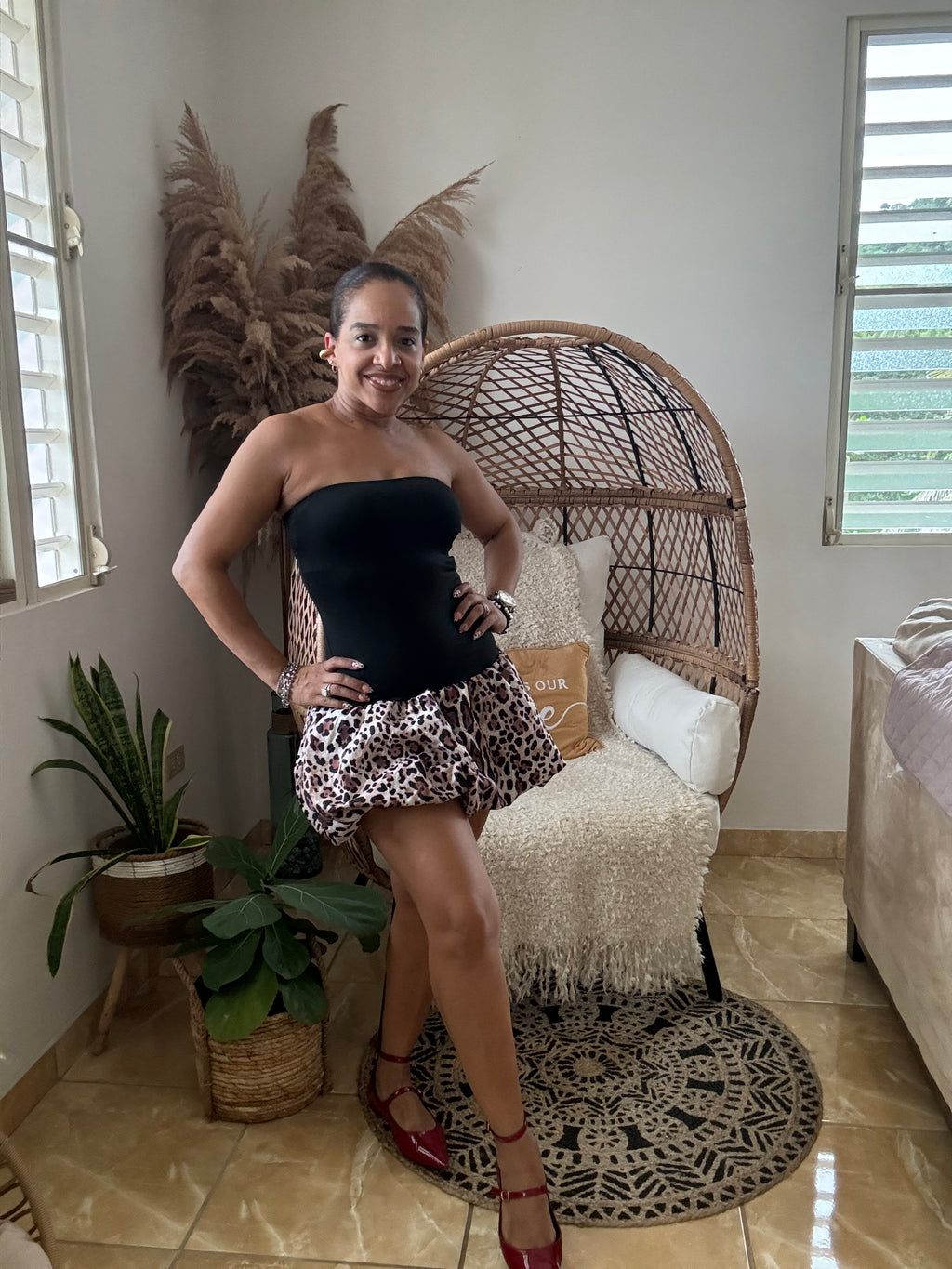Mini Dress Leopard