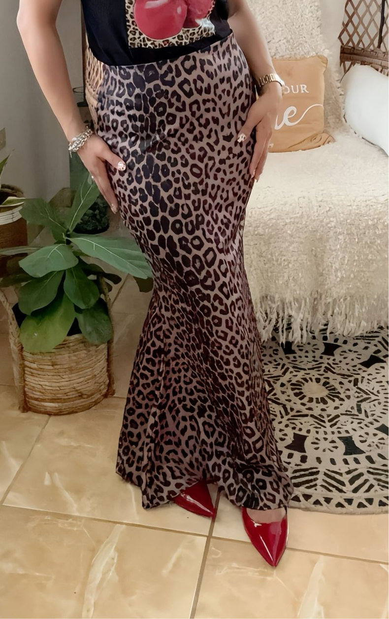Leopard skirt