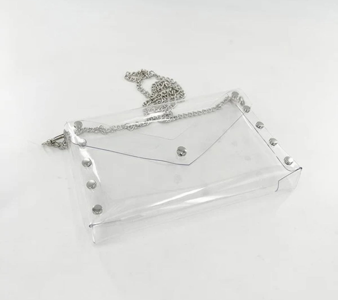 Clear Crossbody and Clutch bag